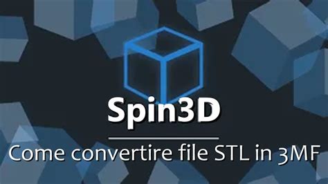 convertire 3mf in stl